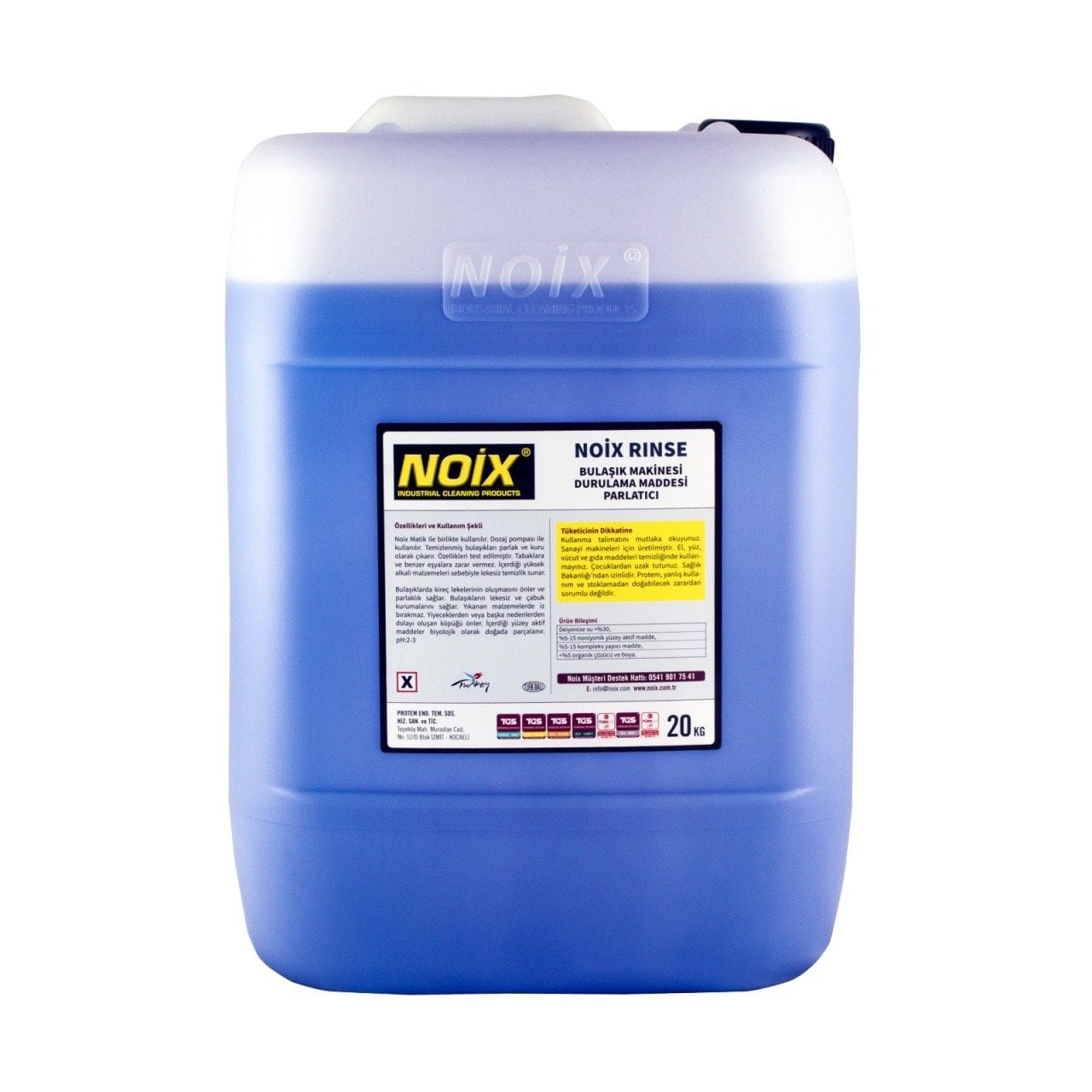 NOİX RİNSE PROFESYONEL DURULAMA MADDESİ - PARLATICI 20 KG