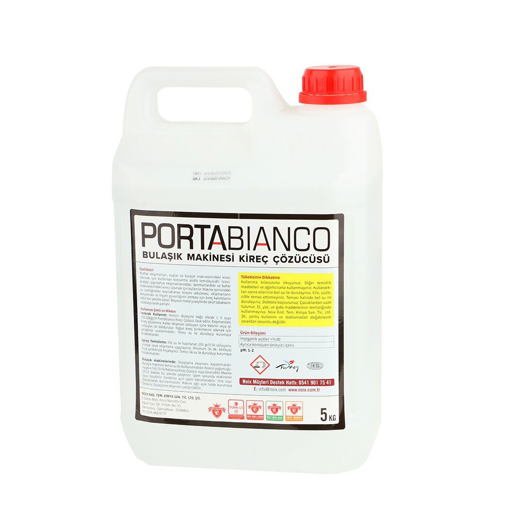 PORTABIANCO BULAŞIK MAKİNESİ KİREÇ SÖKÜCÜ 4*5 KG