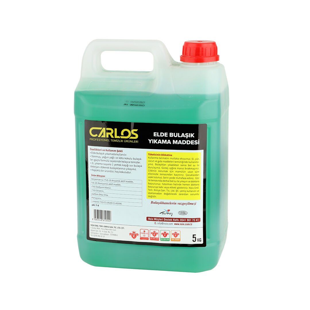 CARLOS ELDE BULAŞIK YIKAMA MADDESİ 4x5 KG