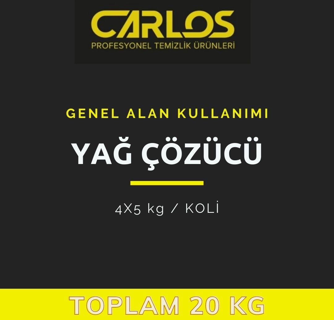CARLOS YAĞ ÇÖZÜCÜ 4x5 KG