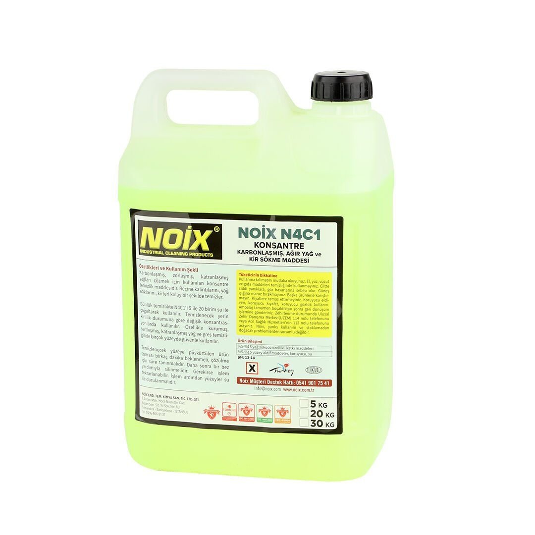 NOİX N4C1  KONSANTRE / KARBONLAŞMIŞ YAĞ SÖKÜCÜ 2x5 KG