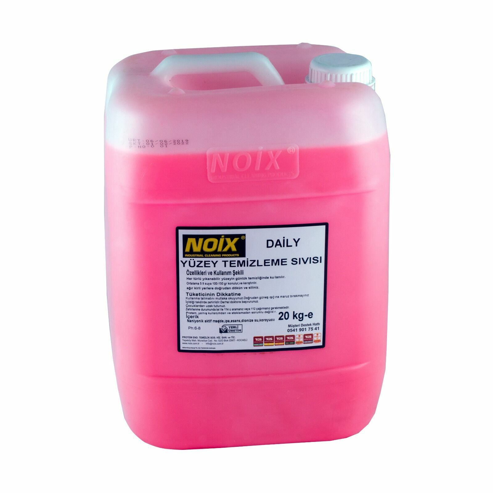 NOİX DAILY ALKOL İÇERİKLİ YÜZEY TEMİZLEME MADDESİ 20 KG